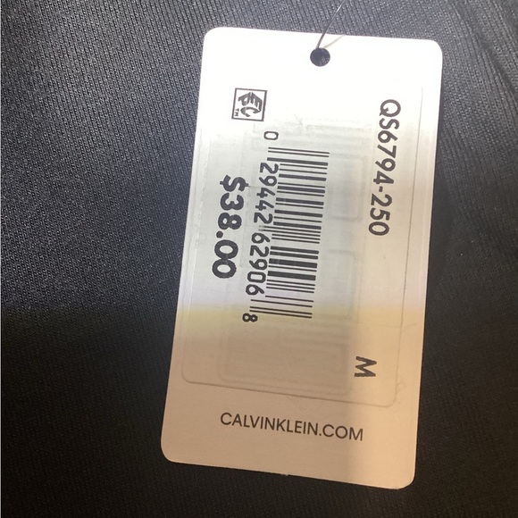 Calvin Klein Black Muscle Tee Size M NWT - Picture 3 of 8